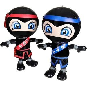SET OF 2 24IN NINJA INFLATABLES